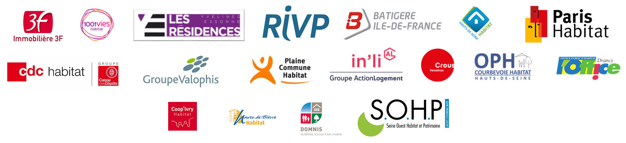 Logos des entreprises Habitat social
